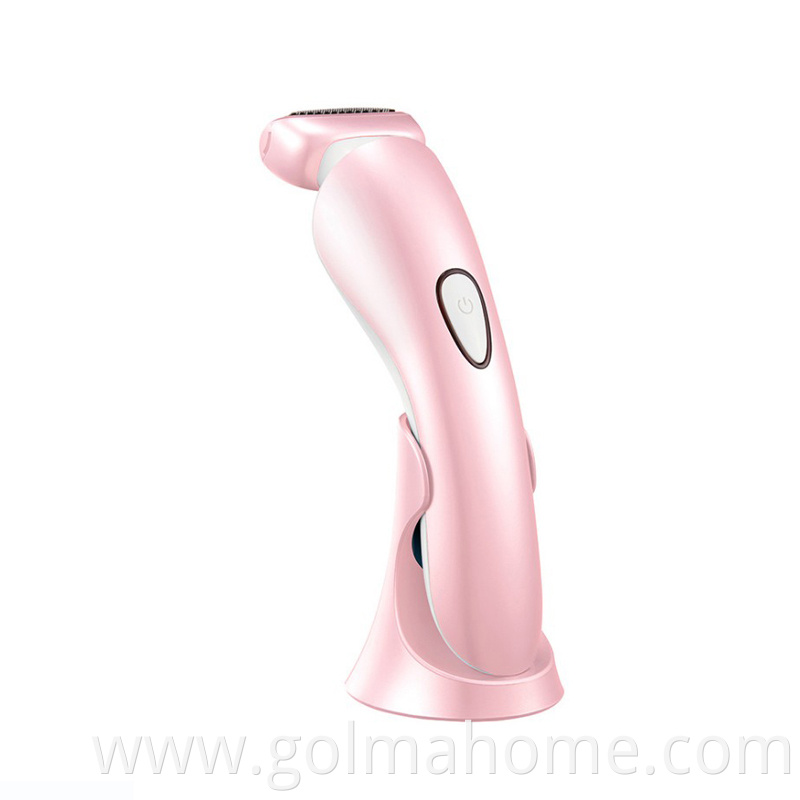 Electric Razor for Women Shaver Bikini Trimmer Body Hair Removal for Rechargeable Wet and Dry Painless Cordless with LED Light